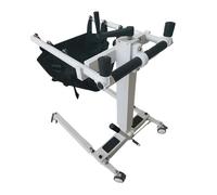 Patient Transfer Chair Lift - Height Adjustable Portable Wheellift for The N Paralyzed Elderly, with Bathroom Commode for Home Use, Disabled Elderly Assi