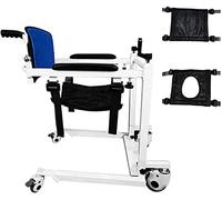 Patient Transfer Chair Lift Home Hemiplegic Handicapped Elderly Nursing Lifting Shifter Portable Lift Aid Toilet Seat,with Soft Cushion,Transport Wheelmanual Lift,Home