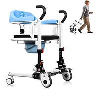 Patient Transfer Chair Lift Portable Lift for Home with 180°Split Seat Wheel- Ideal for Elderly,Handicap,and Hospital Use | Bathroom Wheel