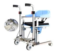 Patient Transfer Chair Mobility Lift - Shifter & Bathroom Wheelfor Elderly and S with 180° Split Seat with Potty