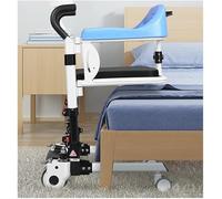 Patient Transfer Chair Self-Service Lift, Mobility, Bathroom for Disabled Elderlywith Bedpan,with Removable Cushion and Toilet., OneColor