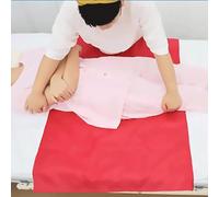 Patient Transfer Sheets, Reusable Slide Sheet Multifunctional Patient Bed Positioning Pad Draw Sheets for Patient Transfer, Turning, and Repositioning(Red,70 * 68cm)
