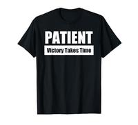 Patient Victory Takes Time Athletic Sports Motivation Theme Value Graphic T-Shirt