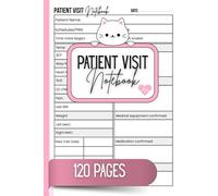 Patient Visit Notebook: Organized Patient Visit Notes for Home Health and Hospice Nurses | Record Assessments, Medications, and Care Plans | 6 x 9 Size