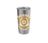 Patiently Waiting for A Text Retro Dating Mood Single Stainless Steel Insulated Tumbler