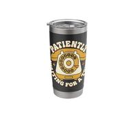 Patiently Waiting for A Text Retro Dating Mood Single Stainless Steel Insulated Tumbler