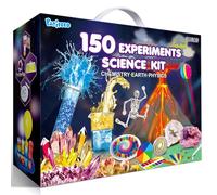 PATIFEED 150 Experiments Science Kit Age 8+ for Kids, Chemistry Set Scientific Christmas Birthday Toys Gifts Ideas for Boys Girls, S.T.E.M Learning Projects, Break Geodes, Volcano Kit