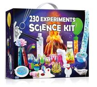 PATIFEED 230 Experiments Science Kits for Kids Boys Girls Gifts Idea S.T.E.M Toys with Magic Chemistry Set Crystal Growing Physics Volcano