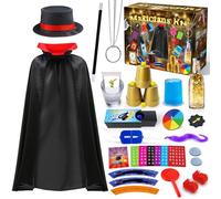 PATIFEED Magic Set with Magician Costume, Top Hat For Kids