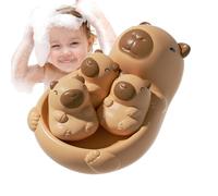 Patifirst Bathtub Toys - Soft Bathtub Capybara Toy for Babies - Sensory Water Play Interactive Capybara Shower Learning for Toddler Boys Girls