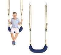 Patifirst Child Swing - Kid Swings for Outside | Adjustable Rope Hammock Seat Non-slip Trapeze for Pool Indoor Park Daycare Porch Beach Patio Courtyard Garden School