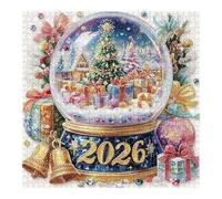 Patifirst Christmas Crystal Ball Jigsaw Puzzle | 2026 Family Activity Christmas Puzzles | Jigsaw Games Art Craft Paper for Adults Men Women Home Beginner Family Activity Holiday Fun
