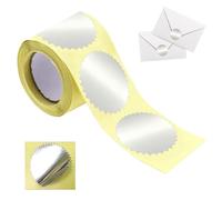 Patifirst Embossing Stickers, Foil Seal Stickers for Certificates, Self-Adhesive Notary Foil Label for Christmas Greeting Cards Document Archiving Wedding Invitations Baby Shower