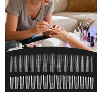 Patifirst Gel Nail Forms - Translucent Manicure Crafting - Gel Nail Tips Forms | for Home Salon Everyday Wear Beginners Professionals Women Girlfriend