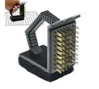 Patifirst Grill Cleaner - Copper Wire Brush,Copper Wire Scraper Tool with Right Angle for Outdoor Cooking Grilling Smoker Oven Fryer Griddle