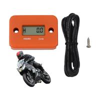 Patifirst Hour Meter,LCD Waterproof Motorcycle Accessories - Digital Display Timing Measurement Gauge - for Lawn Mower Snowmobile Boat Snow Blower Bike ATVs Outboard Motor Generator Pressure Washer