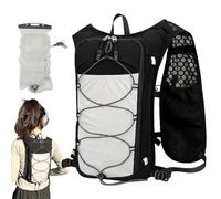 Patifirst Hydration Running Vest - Reflective Hiking Hydration Vest - Sports Bag Adjustable with 1.5L Water Bladder Breathable for Women Men Outdoor Travel Cycling Camping Fishing Trekking