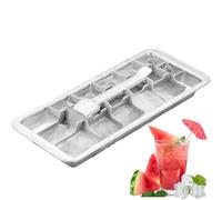 Patifirst Ice Trays | Whiskey Chilling Rocks Molds,18-Slot Stainless Steel Trays Easy Release Detachable Metal Retro Mold for Cocktails Coffee Drinks Champagne