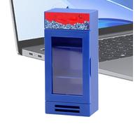 Patifirst Kids Pretend Play - Cola Freezer Model,Desk Ornament Cola Vending Machine Toy for Birthday Boys Girls Daycare Indoor Camping Travel Hobbyists Holidays Collectors Classroom