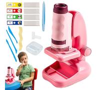 Patifirst Microscope Toy for Kids - Magnifying Experiment Microscope with Led Light | Science Learning Education Exploration Toy for Home School Travel