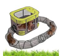Patifirst Outdoor Cat Tunnel Enclosure | Pet Tunnel Enclosures Outside Playground - Easy Setup Spacious Bored Cat Outside Play Toy for Patio Lawn Yard Garden
