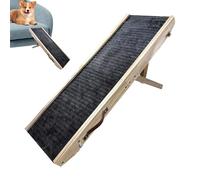 Patifirst Pet Ramp | Foldable 4-Level Adjustable Height Angles - Wooden Dog Steps for Bed - for Small Large Old Cats Couch Suv Indoor Various Furniture