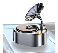 Patifirst Solar Air Freshener Car - Rotatable Aromatherapy Purifier - Phonograph Car Fragrance for Interior Truck Home Studio & Travel