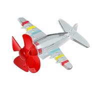 Patifirst Wind Power Airplane - Electric Car Handlebar Pendant | Luminous Waterproof Propeller Spinners LED Light Toy for Electric Bike Cycling Helmets Sport Riding Kids Scooter Outdoor