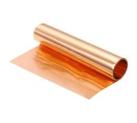PATIKIL 0.04mm x 100mm x 2500mm Copper Sheet Roll, 99.9% Pure Copper Strip Flashing Metal Foil Plate for DIY Project Jewelry Craft Electrical Repair
