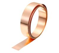 PATIKIL 0.2mm x 20mm x 3500mm Copper Sheet Roll, 99.9% Pure Copper Strip Flashing Metal Foil Plate for DIY Project Jewelry Craft Electrical Repair