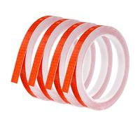 PATIKIL 0.3" x 26 FT Reflective Tape, 4 Pack Night High Visibility Waterproof Warning Safety Tape Outdoor Reflectors for Cars Bikes Motorcycles Trucks Trailers, Red