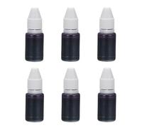 PATIKIL 0.33oz Refill Ink for Stamps and Ink Pads, 6Pcs 10ml Stamp Pad Ink Refill for Office Stamp Self Inking Stamp Date Stamp Scrapbooking, Purple