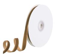 PATIKIL 0.35 Inch x 10 Yards Velvet Ribbons, Single Faced Vintage Velvet Ribbons Spool Perfect for Decor Gift DIY Wrapping Craft Wedding Hair Bow, Brown