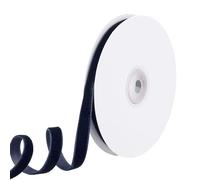 PATIKIL 0.35 Inch x 10 Yards Velvet Ribbons, Single Faced Vintage Velvet Ribbons Spool Perfect for Decor Gift DIY Wrapping Craft Wedding Hair Bow, Dark Blue