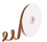 PATIKIL 0.35 Inch x 10 Yards Velvet Ribbons, Single Faced Vintage Velvet Ribbons Spool Perfect for Decor Gift DIY Wrapping Craft Wedding Hair Bow, Khaki