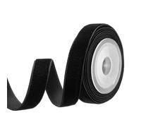 PATIKIL 0.35 Inch x 2.18 Yards Velvet Ribbons, Single Faced Vintage Velvet Ribbons Spool Perfect for Decor Gift DIY Wrapping Craft Wedding Hair Bow, Black