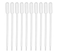 PATIKIL 0.3ml Pipettes Dropper, 64 Pcs Plastic Pipettes Disposable Pipette Transfer Pipette Calibrated Plastic Eye Dropper with Scale for Science Laboratory Resin DIY Crafts Makeup Oil