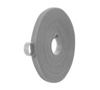 PATIKIL 0.4IN x 33FT Hook and Loop Tape, Double-Sided Nylon Strips Reusable Cable Ties Roll Multi-Purpose Cord Management Tape Wrap Fastener for Home Office, Gray