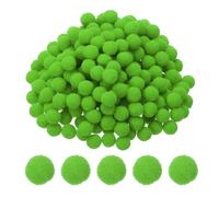 PATIKIL 0.4inch Pom Poms for Crafts, 500pcs Small Pompoms for Crafts Mini Puff Balls Bulk High Elasticity Fuzzy Balls for Hats Christmas Art , Light Green