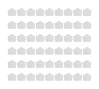 PATIKIL 0.5 Inch RJ45 Dust Plug, 60 Pcs Anti Dust Plug Cover Silicone Charging Cap Port Cover Protector Female End for USB Computer Cell Phone Port Device, Clear