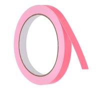 PATIKIL 0.5 inch x 33 feet Glow in The Dark Tape, 1 Roll Fluorescent Adhesive Tape Luminous Reflective Tape Black Light Glow Tape for Party, Pink