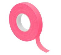 PATIKIL 0.6 inch x 60 feet Neon Gaffer Cloth Tape, 1 Roll Fluorescent Adhesive Tape UV Black Light Glow Tape for UV Party, Pink
