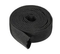 PATIKIL 0.7" Dia 6.5FT Nylon Protective Hose Sleeve, Cable Cover Sheath Protection for Welding Tig Torch Hydraulic Hose, Black