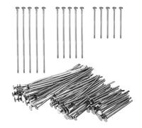 PATIKIL 0.8/1.2/1.6Inch Flat Head Pins, Jewelry Making Headpins Straight Pins Findings Bendable for DIY Craft Bracelet Necklace Earring Pendant Making Supplies-600Pcs(Dark Gray)