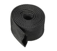 PATIKIL 0.8" Dia 3.3FT Nylon Protective Hose Sleeve, Cable Cover Sheath Protection for Welding Tig Torch Hydraulic Hose, Black