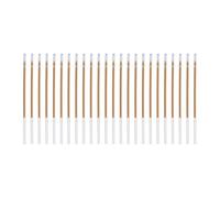 PATIKIL 0.8mm Gel Pens Refills, 24 Pack Glitter Gel Pens Sparkle Metallic Ink Medium Point Colored Refill Set for Adults Coloring Books Journaling Scrapbooking Art Drawing, Brown