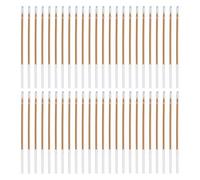 PATIKIL 0.8mm Gel Pens Refills, 48 Pack Glitter Gel Pens Sparkle Metallic Ink Medium Point Colored Refill Set for Adults Coloring Books Journaling Scrapbooking Art Drawing, Brown