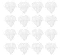 PATIKIL 0.9"/23mm Leaf Pendants, 100 Pack Resin Tree Leaf Beads Bulk Leaves Charm for Jewelry Making Bracelet Necklace Earring Keychain Style 1, Beige