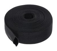 PATIKIL 0.9" Dia 24.6FT Nylon Protective Hose Sleeve, Cable Cover Sheath Protection for Welding Tig Torch Hydraulic Hose, Black