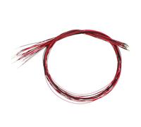 PATIKIL 0603 Pre-Wired Micro LED, 25 Pcs 2.8-3.3V Pre-soldered Mini Light Emitting Diodes Surface Mount Device for Model Building, DIY, Science Projects, 9.8" Length, Cool White